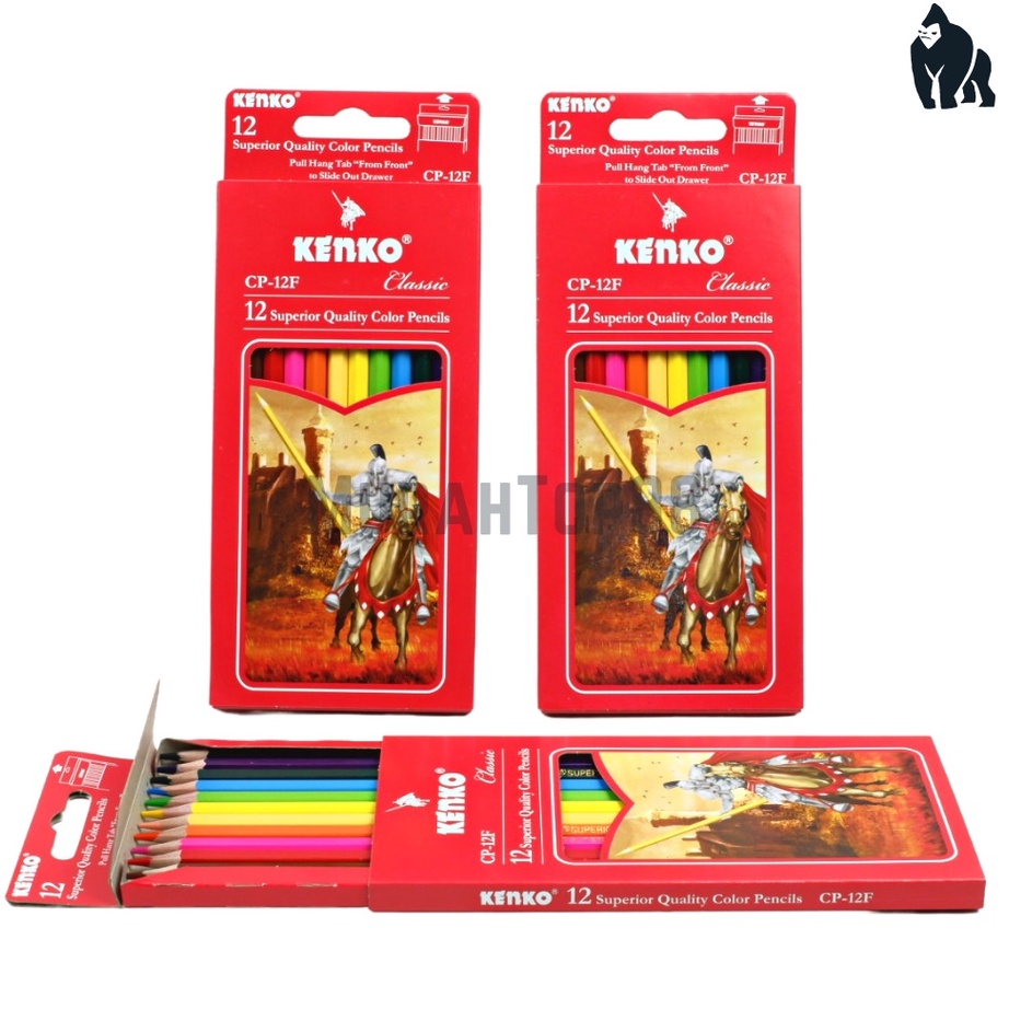 

➩#Sale❋ S0LJP Pensil 12 Warna Panjang Kenko / Color Pencil CP-12F Full Paper Box Classic / Coloring Set R95 Buruan Beli