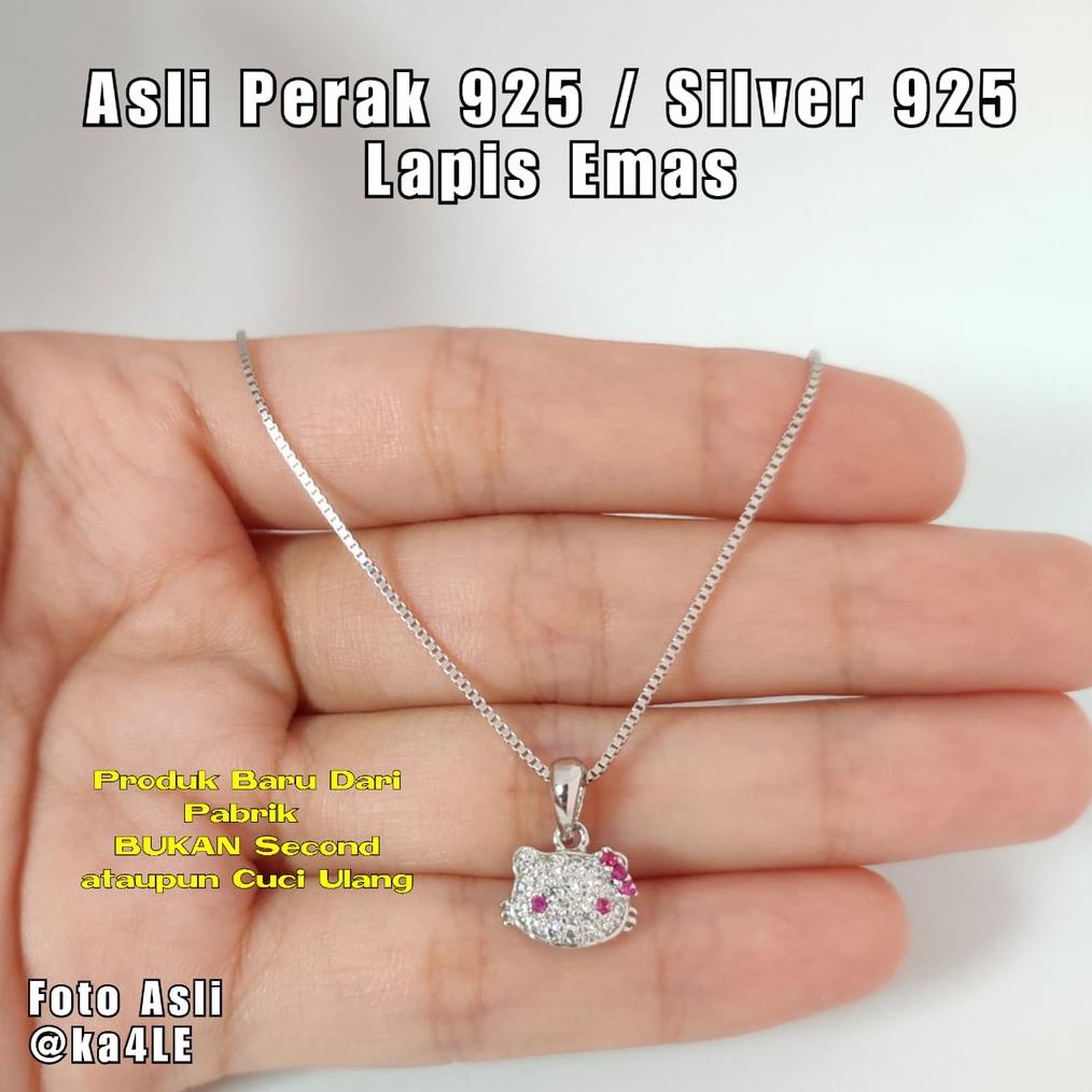 TOP 100 Kalung Perak Anak Perak Silver 925 Asli Anak Perempuan Anti Karat Perak Bayi Babygirl Lucu k