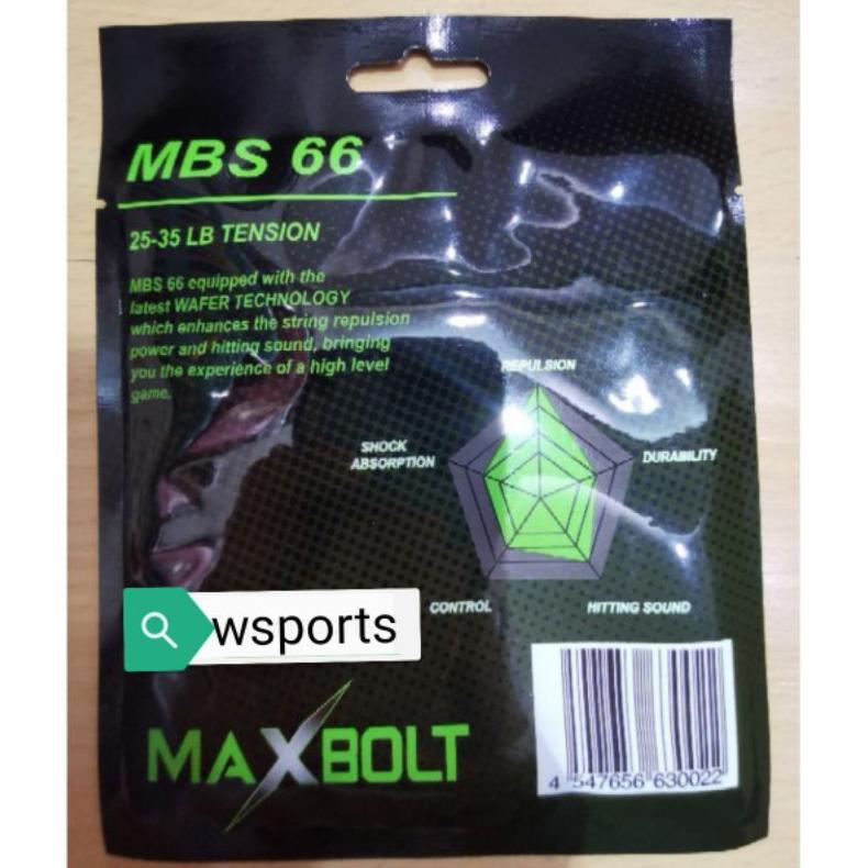 Trending Senar Badminton Maxbolt Mbs 66 Mbs66 Original