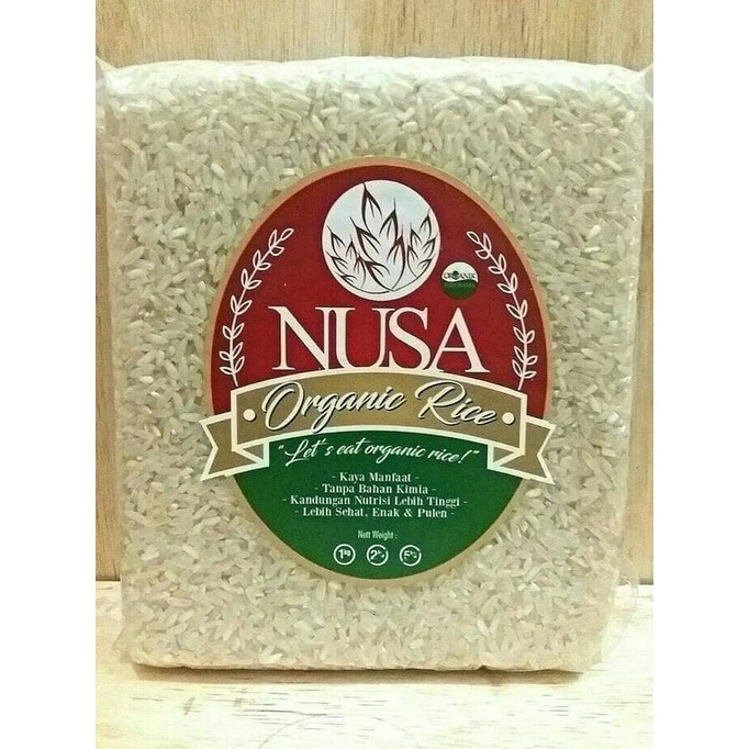 

BERAS PUTIH LONG GRAIN ORGANIK NUSA (low Ig) 2kg