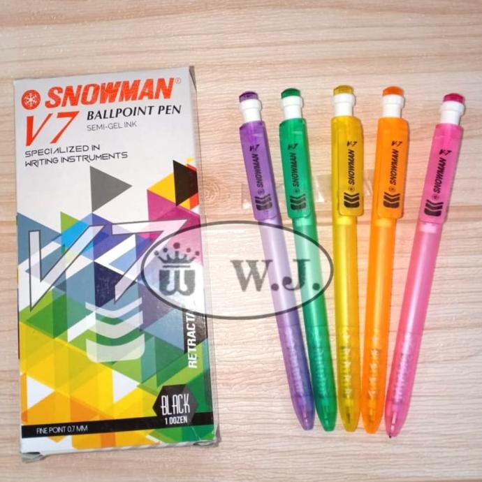 

((((()paling dicari] Bolpoin SNOWMAN V-7