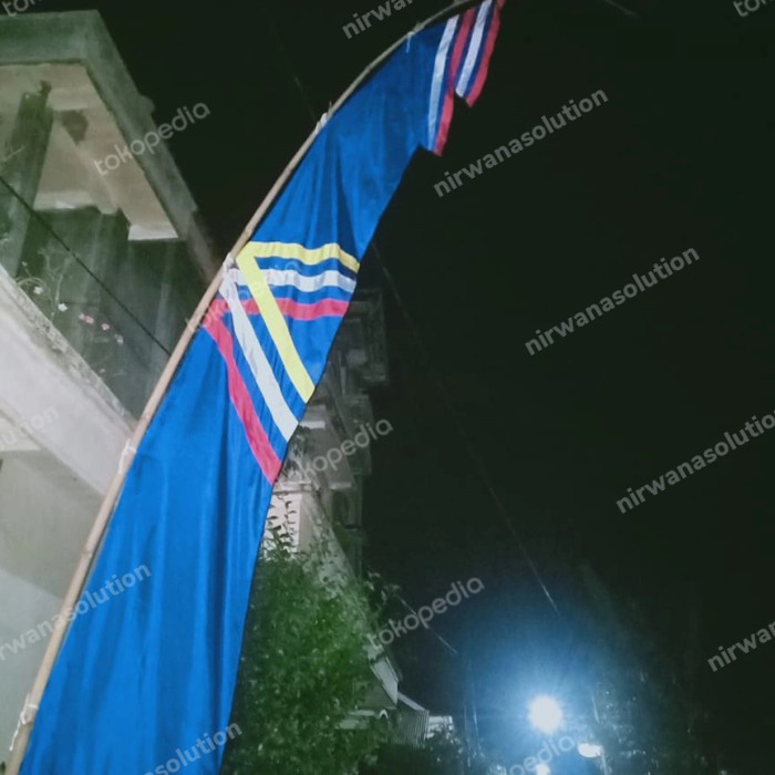 Bendera Umbul Umbul 5 Meter Kombinasi Dan Sablon Bisa Custom Tantinseller