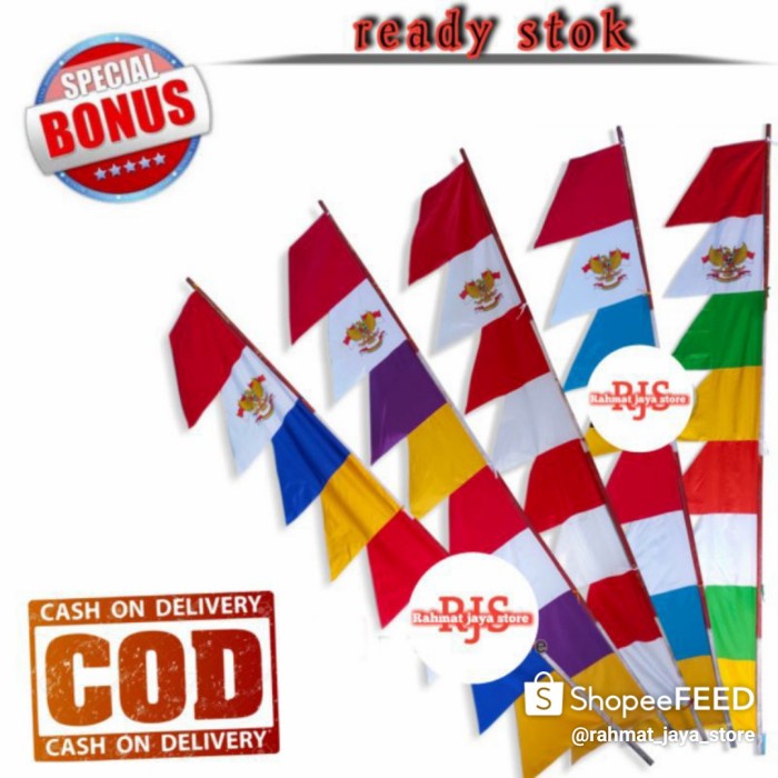 Umbul Umbul Warna Warni 1Kodi Tantinseller