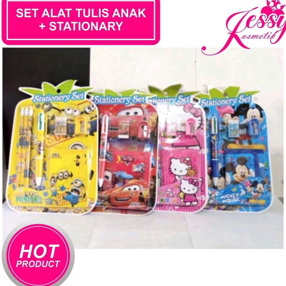 

Bestseller❅ KAMI0 Set Alat Tulis Sekolah Anak + Dompet Stationery Set - AT9566 L76 ←Ready Stok