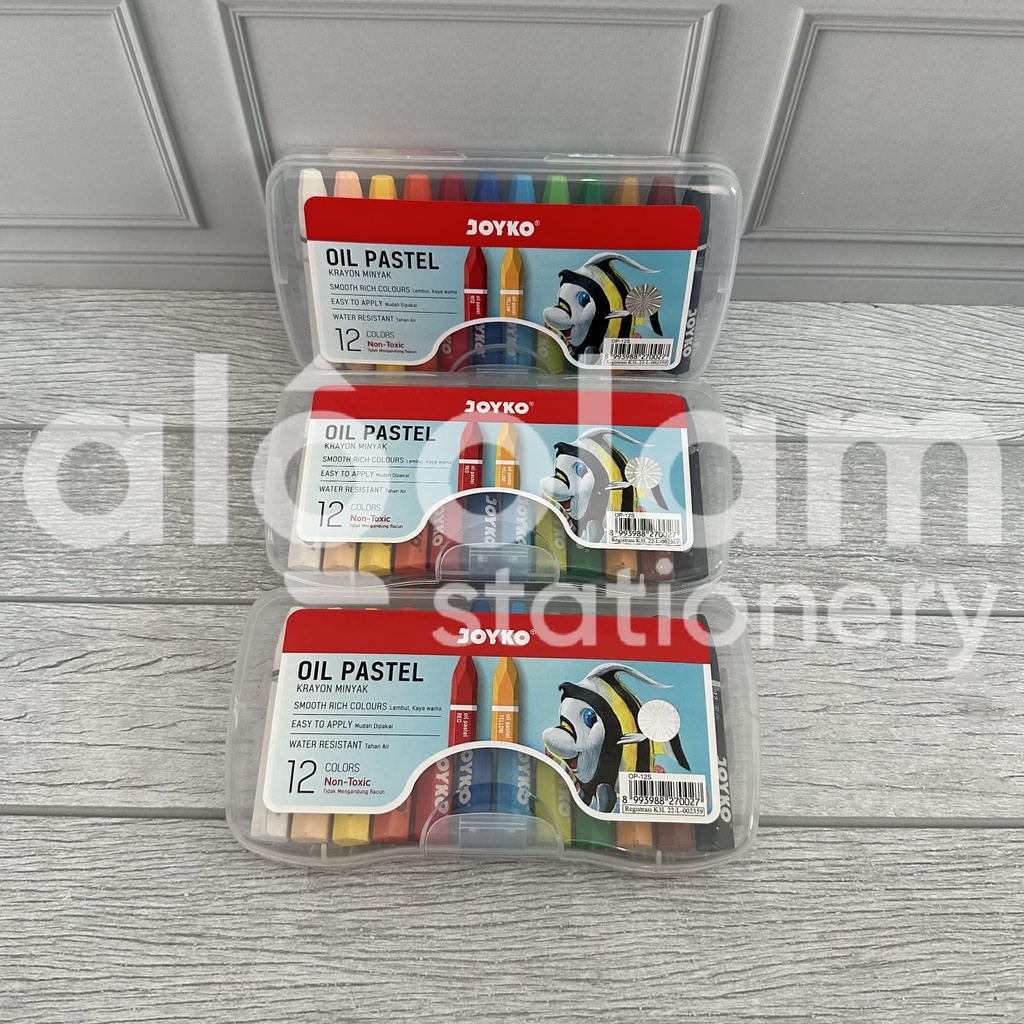 

Sale✿↑ BJEMN SATU SET ( 12 WARNA ) Oil Pastel Crayon Titi 12 Warna J95 ➯Ready Stock