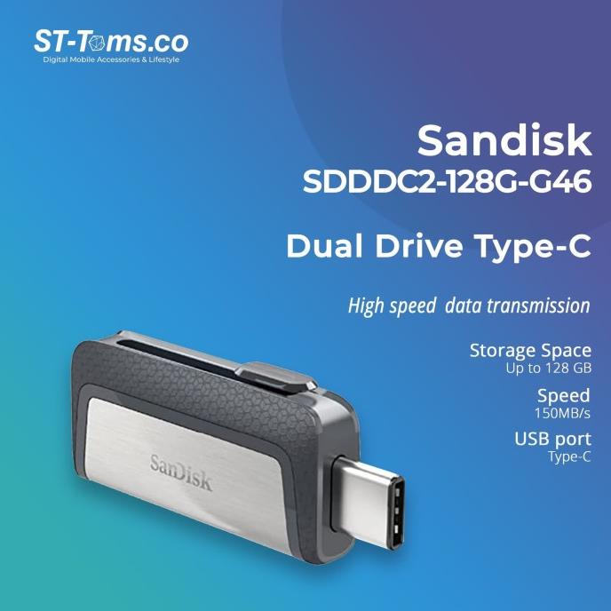 SANDISK Ultra Dual Drive USB Type-C 128GB SDDDC2-128G-G46