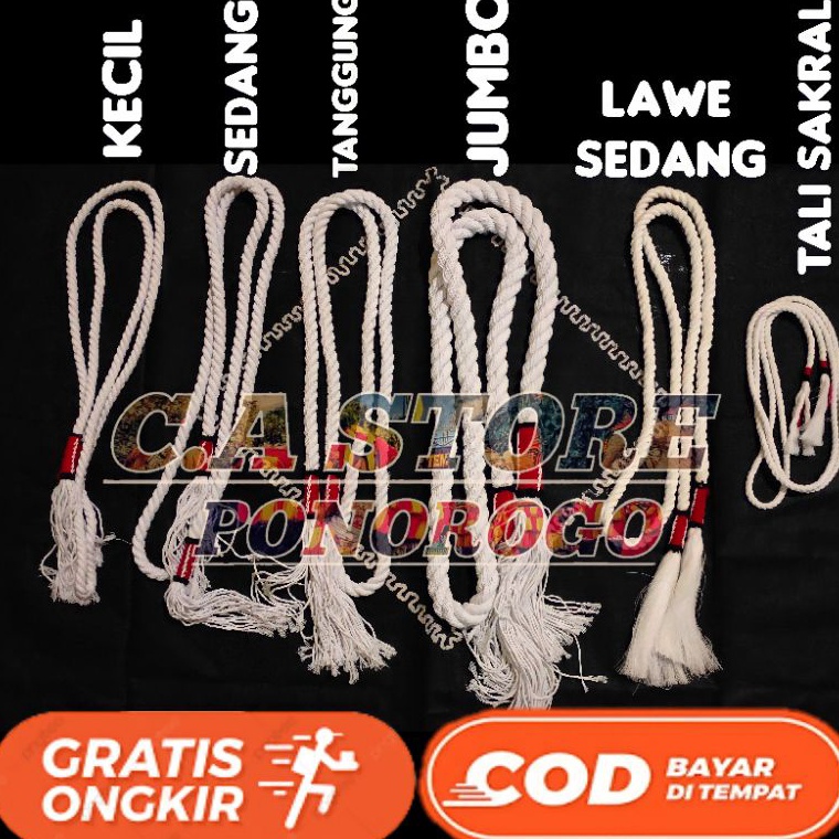 Buruan Beli✤☋ PP90T Tali kolor pencak silat celana komprang / Tali kolor warok H38 ➘Murah