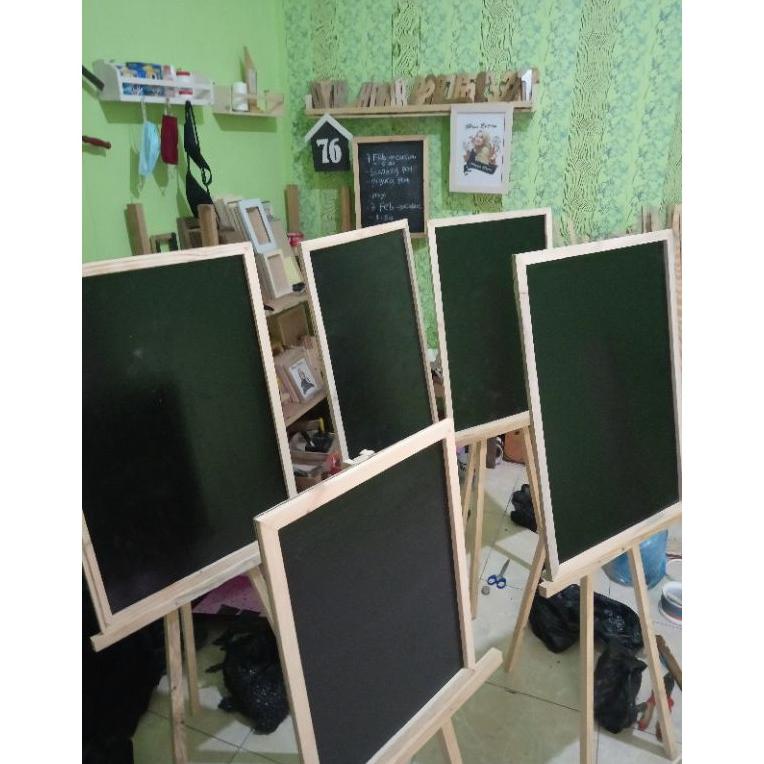 

Diskon Wah Murah Banget ! Papan Tulis Kapur + Standing 40X60Cm, Papan Tulis Hitam, Papan Tulis Hitam Z23Q