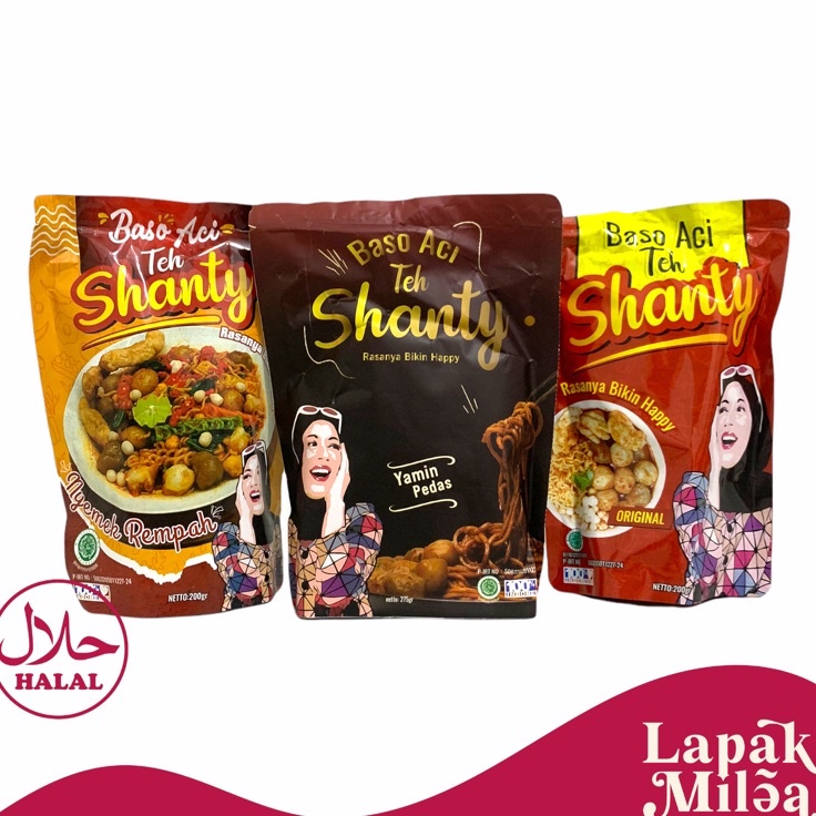 

✲Serba Murah✢ Y80UR Baso Aci Teh Shanty Original | Yamin Shanty | Nyemek Rempah 200 Gram R98 ➩Best