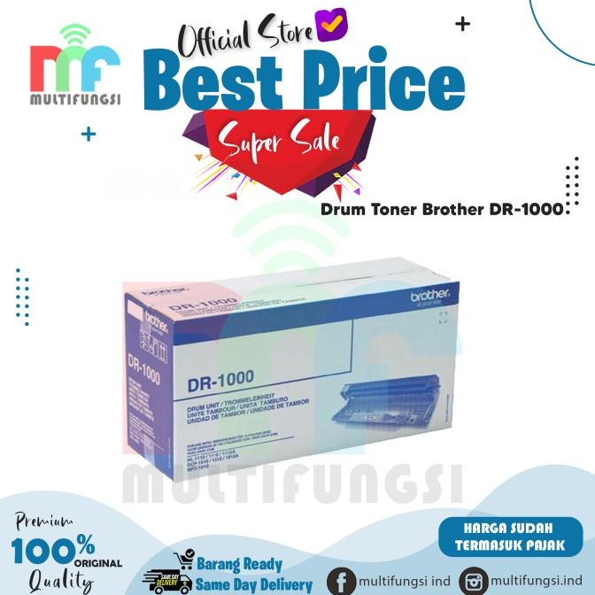 Drum Toner Brother DR-1000 Original Resmi DR1000