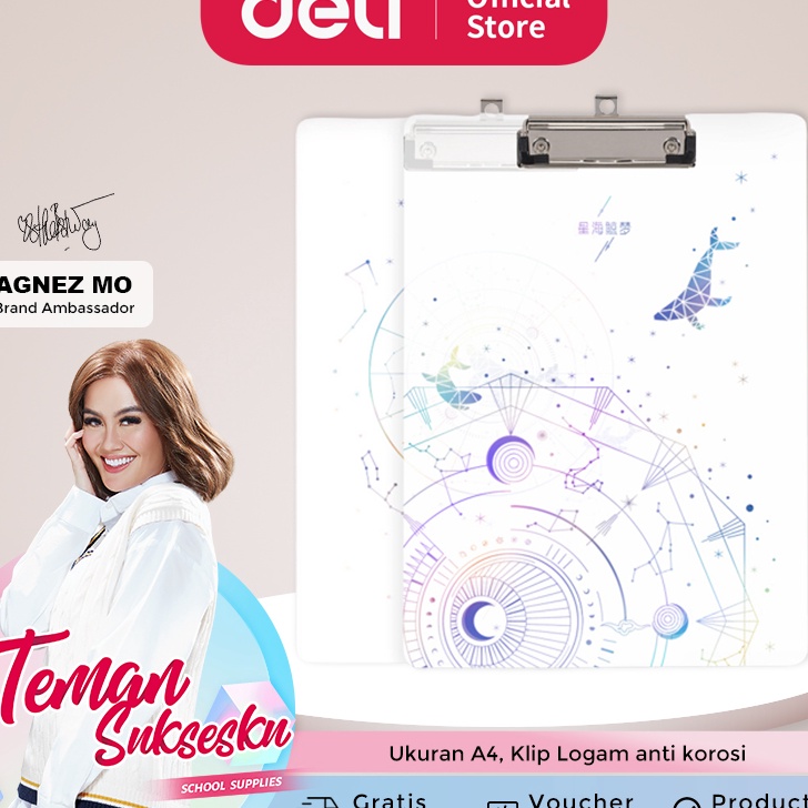 

Model Baru☈ JI9QM Deli Vertical Clipboard Papan Jalan A4 72603 I100 ✴Terkini