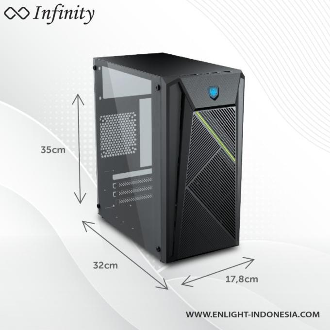 Casing INFINITY F07 PLUS PSU 250 WATT NON FAN