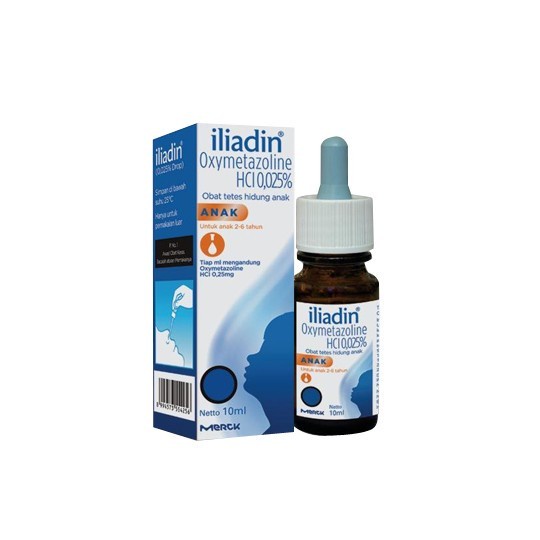 Obat Tetes Hidung Tersumbat Iliadin Anak