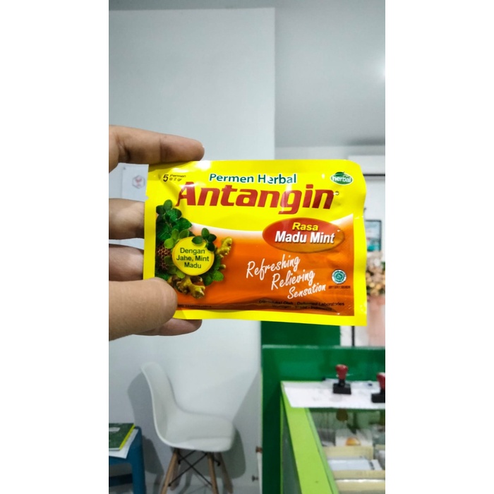 

Permen Herbal Antangin Madu Mint Sachet