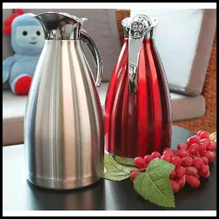 Best Seller Teko Pinguin Stainless Steel Thermos Vacuum Air Panas 2 Liter