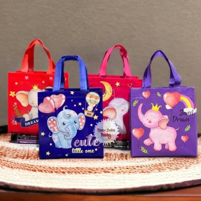 

><><><] Tas Souvenir Ulang Tahun Anak / Goodie Bag / Tas Ultah Dumbo - S