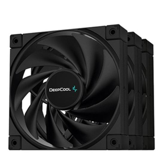 DEEPCOOL FK120 3in1 (3PCS) - High-Performance PWM Fan 120mm - Black