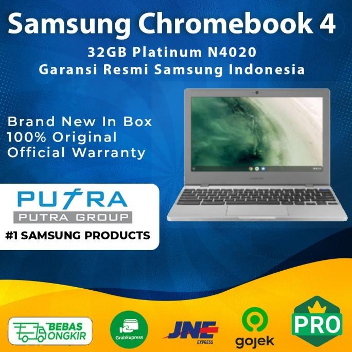 Laptop Murah Samsung Chromebook 4 Celeron 32GB 4GB 11"6 HD RESMI SEIN