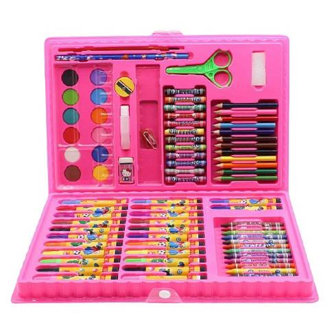 

Crayon Pensil Warna Anak Alat Tulis Set Koper Isi 86 Back To School