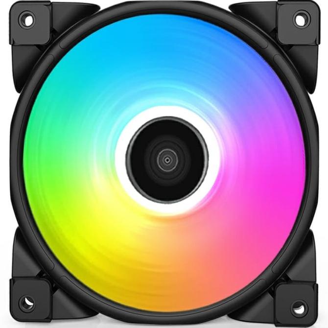 FAN CASING PCCOOLER / PC COOLER HALO FRGB 12CM - SINGLE