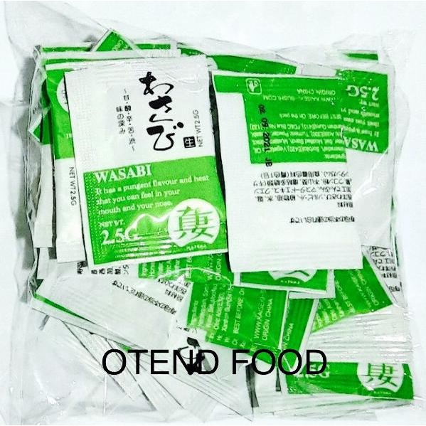 

Wasabi sachet 50pcs / wasabi sachet ukuran 2.5gr/