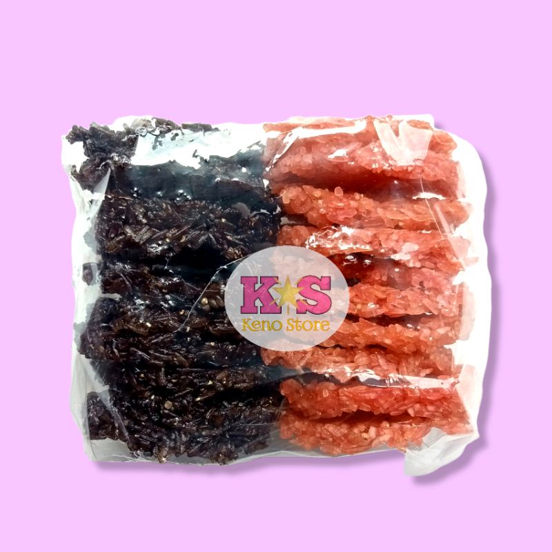 

Rengginang mentah dua rasa 20 pcs