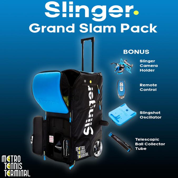 Slinger Bag T-One Launcher Grand Slam Pack Tennis Machine