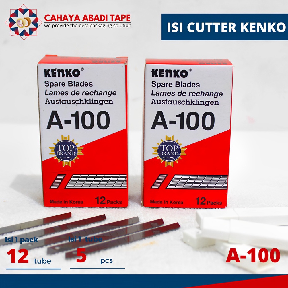 

➵ ISI CUTTER A-100 KENKO PER PACK 5883