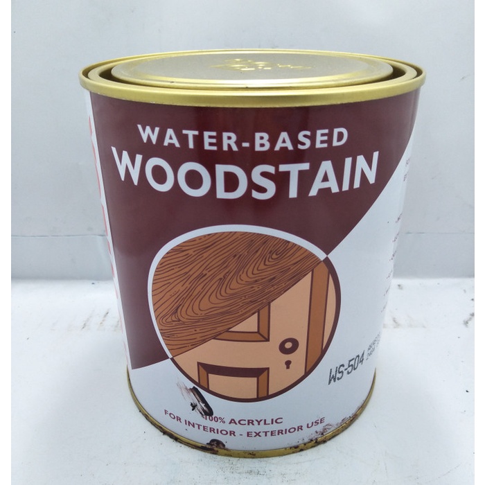 Terlaris Mowilex Woodstain Clear Finish Water Base / Pelitur Kayu