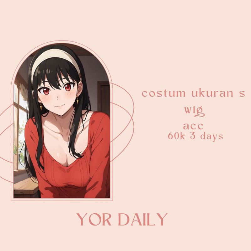 (RENTAL) COSTUME YOR DAILY