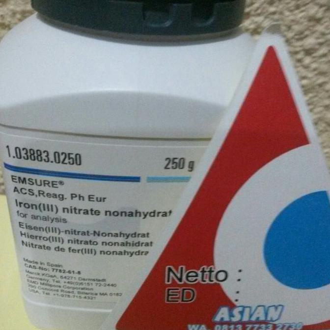 

\"\"\"\] Iron III Nitrat - Iron Nitrate - Fe Nitrat - FeNO3 - Besi Nitrat