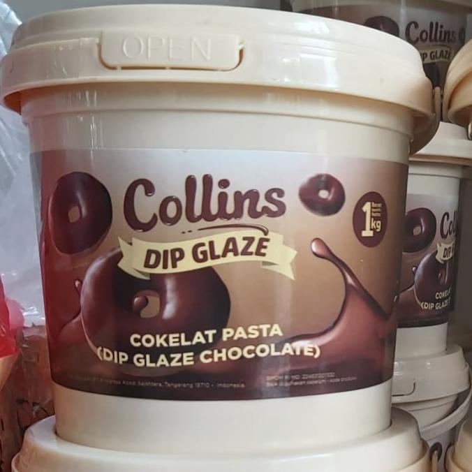 

*#*#*#] collins dip glaze cokelat chocolate 1kg
