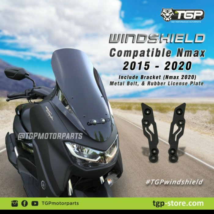 Terlaris Visor Windshield New Nmax 2020 Tgp Tinggi