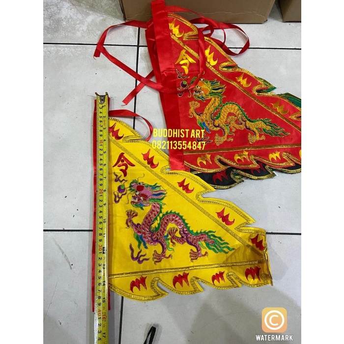 Bendera Naga 5 Warna/ Bendera Panca Warna 12 Inch