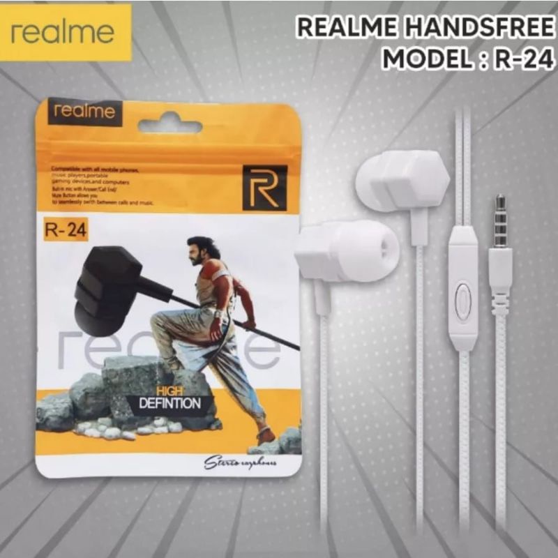 HF/HEADSET REALME R-24+MIC EXTRA BASS