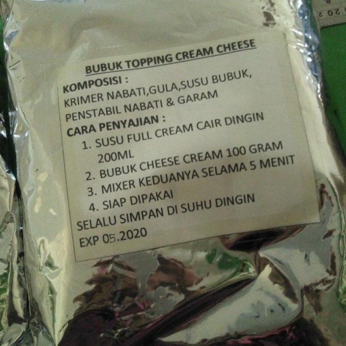 

] cheese cream topping minuman 1kg
