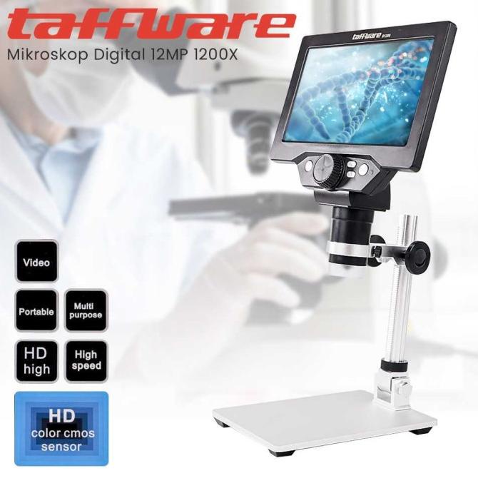 Mikroskop Digital 12Mp 1200X Monitor & Metal Stand - G1200