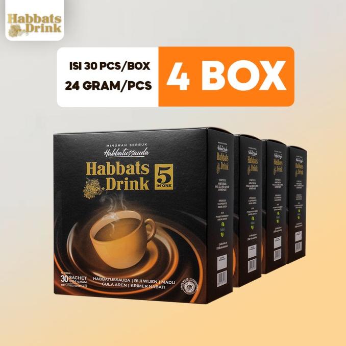 

%$%$%$%$] Minuman Instan Habbatussauda - Habbats Drink isi 30 Sachet - 4 box