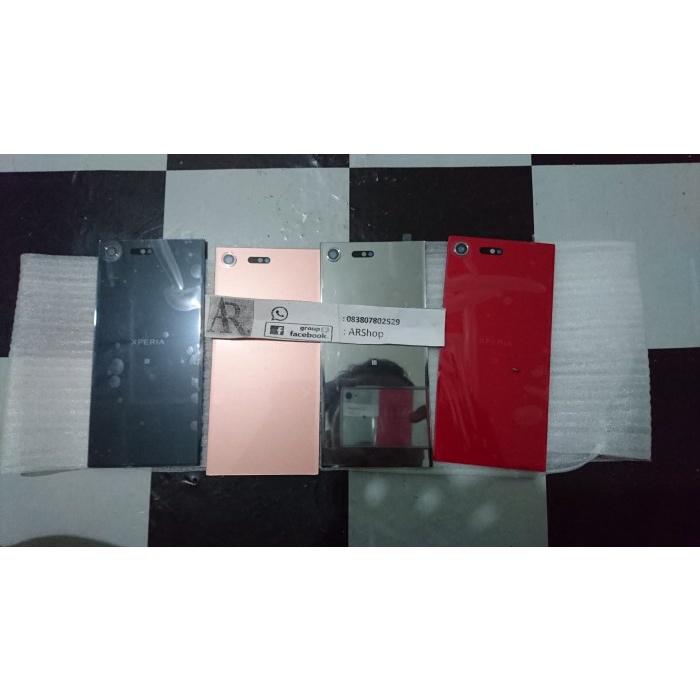 Unik Backdoor sony XZ Premium Original - Merah Muda Limited