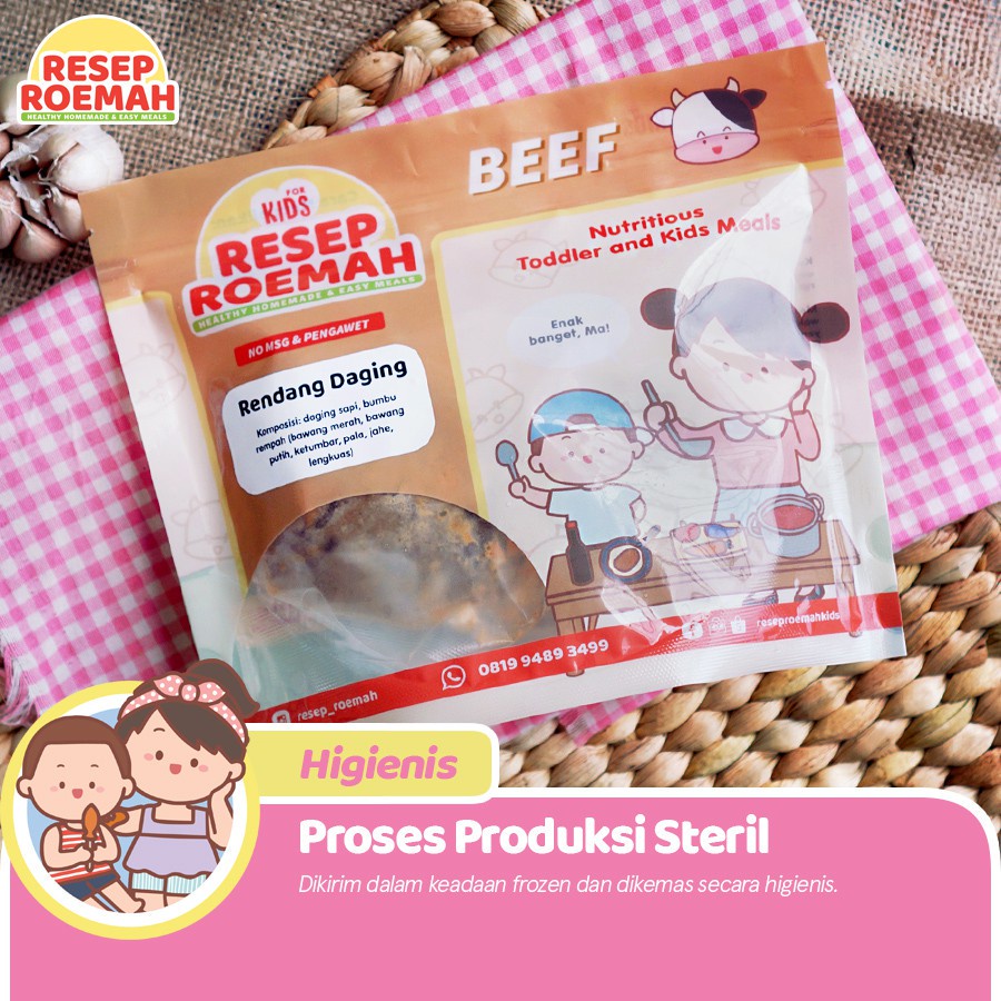 

Nafariz724 Resep Roemah Rendang Daging / Makanan Sehat Anak Balita / Kids Healthy Homemade Frozen