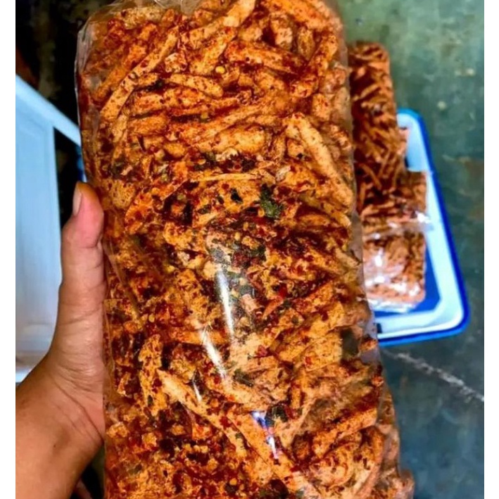 

Harga Obral.. 1kg Basreng sultan Pedas daun jeruk 1kg/1000 gram 79