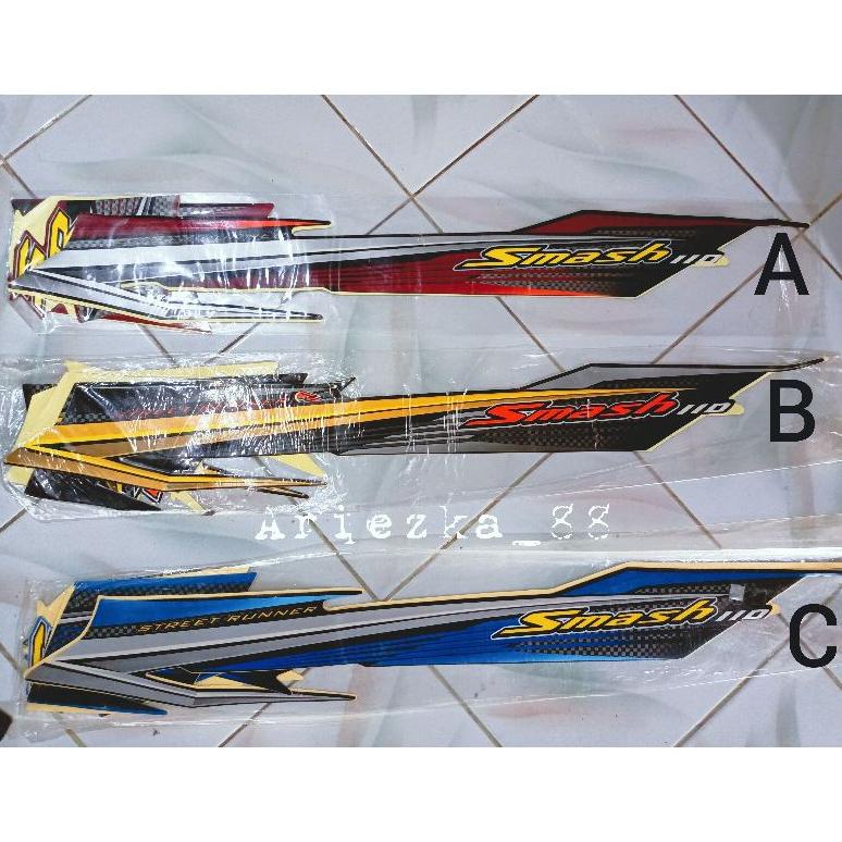 Striping Smash 2007 Sr Cw | Lis Stiker Bodi Smash New Suku Cadang Motor Original