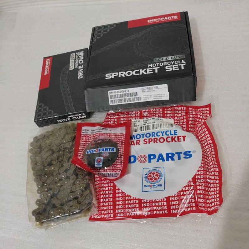 Chain Gear Gir Sprocket Set Gir Depan belakang rantai roda kit set 14 - 41T Sprocket Honda Verza 150