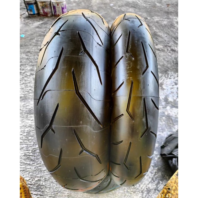 BAN MOGE BARU/NEW PIRELLI DIABLO ROSSO CORSA 120 70 17 VS 180 55 17 IMPORT