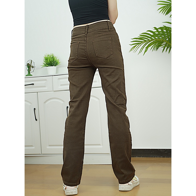 Celana Jeans Wanita premium High waist Loose Baggy kulot - jeans kekinian korea Jeans Boyfriend Wanita Mom Jeans HIGH QUALITY