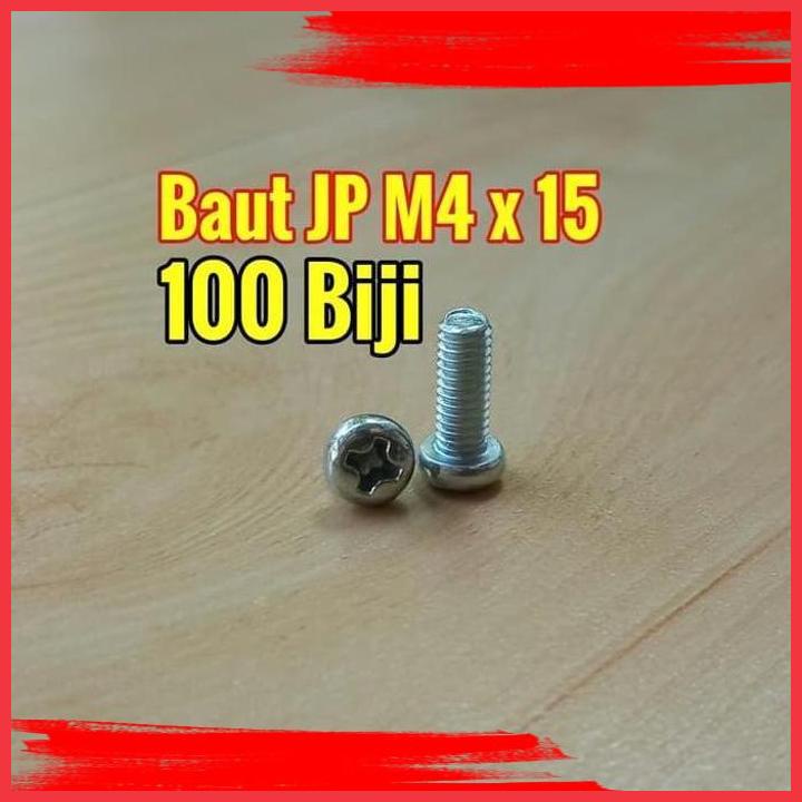 (ALEF) BAUT JP M4 X 15 PLUS 4 X 15 MM
