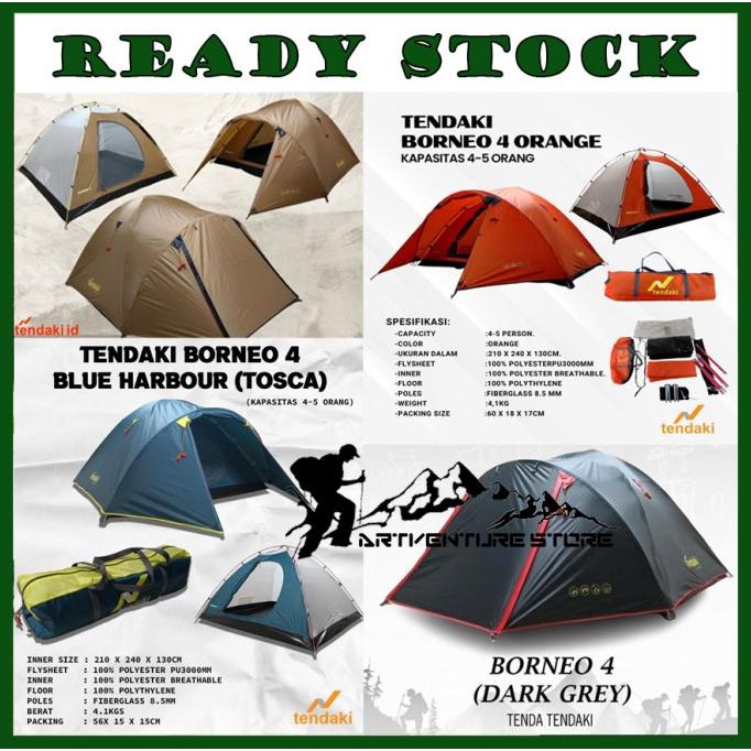 Tenda Mountain Inn Sport BORNEO 4