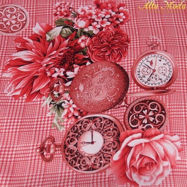 Printed Silky Coral Red Timeless (1M) (Alta Moda)