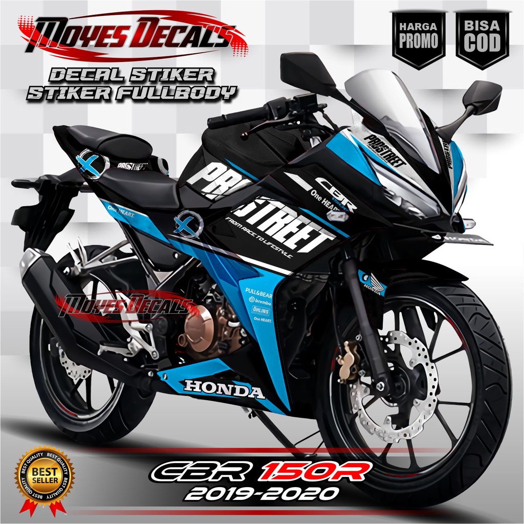 Decal Honda Cbr 150r New 2021 Full Body MOTIF RACING FROSTREET
