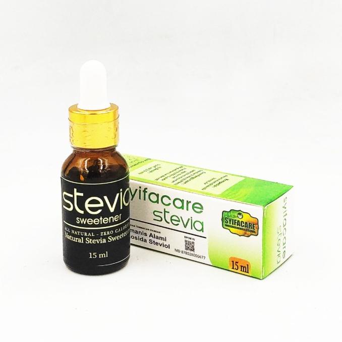 

Stevia Sweetener Stefia Gula Cair Non Kalori Sugar Pemanis Alami